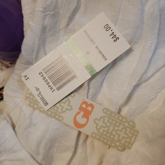 GB Moroccan Luminera Top Sz L NWT - Picture 9 of 9